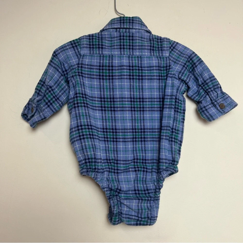 GAP Baby Flannel Bodysuit 3-6 months‎